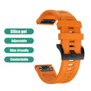 #A Silicone Strap for Garmin Fenix 7/6 Pro/5 Sport Watch Bracelet Watchband 22