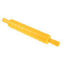 Rolling Pin Pattern Baking Tool Fondant Embossed Mold Cake Deco(Yellow