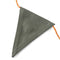 #A 12pcs Canvas Triangular Bunting Flags Outdoor Camping Hanging Banner Decorati