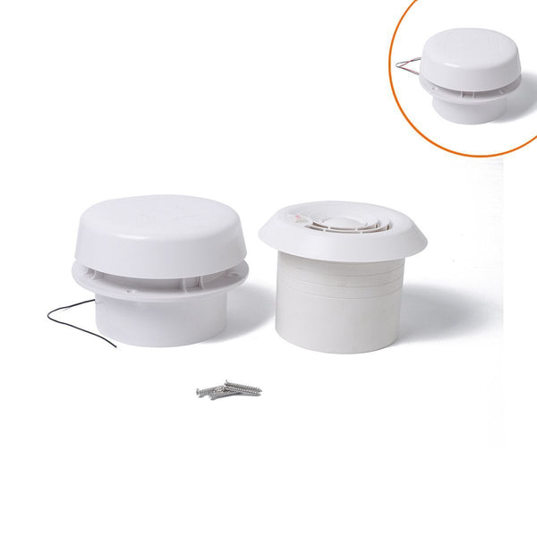 Exhaust Outlet Silent Mushroom Head Shape Ventilation Cap RV Roof Motorhome