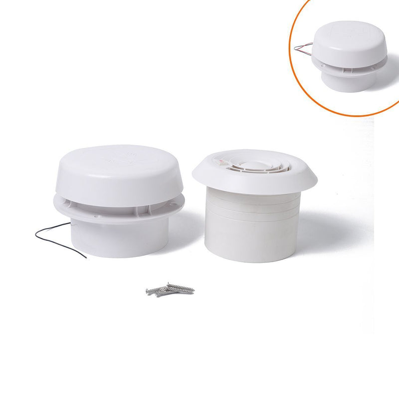 Exhaust Outlet Silent Mushroom Head Shape Ventilation Cap RV Roof Motorhome