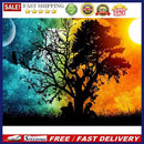 DIY Mosaic Rhinestone Painting Sun Moon Tree Full Round Drill Diamond Picture