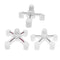3PC 3 in 1/4 in 1/5 in 1 E27 to E27 Base Socket Splitter LED Light Lamp (B)