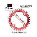 Bicycle Crank 104BCD 32T 34T 36T 38T Chainring Mountain Bike Chainwheel Crankset