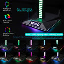 RGB Gaming Headphone Stand Headset Desk Display Holder Pickup Rhythm Light Newly