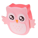 Cartoon Owl Lunch Box Food Fruit Storage Container Portable Bento Box(Pink) UK