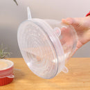 10pcs Heat Resistant Reusable Stretch Lids Food Wrap Bowl Cover (6.5cm)