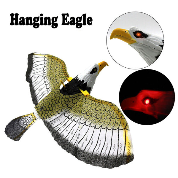 Electric Luminous Portable Music Repellent Hanging Eagle Flying Bird Creative