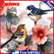DIY Beaded Picture Flowers Birds Bedroom Decor Round Drill Diamond Painting Kit