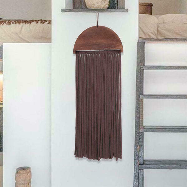 Ornament Craft Hanging Art Long Tassels Cotton Blend Wall Tapestry Decor J3E3