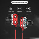 A4 In-Ear Headphone 3.5mm Plug Ergonomic Wired Earphones for Phone (Red) Newly