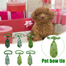 Dog Neck Tie Dog Cat Collar with Necktie St. Patricks Irish Shamrock Collar