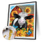 Farm Animal Oil Paint By Numbers Kit DIY Acrylic Painting on Canvas Frameless