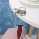 5pcs Zinc Alloy Rhinestone Folding Table Edge Handbag Hook Hanger (KD17)