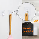 Wall Hooks - Pack of 10 Reusable Seamless Self Adhesive Utility Hooks Newly