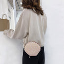 Small Chain Shoulder Crossbody Bags Women Sequin Shell Messenger Phone Handbags