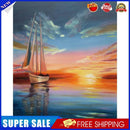 Sea Sunset Oil Paint By Number Kit DIY Acrylic Painting on Canvas Frameless