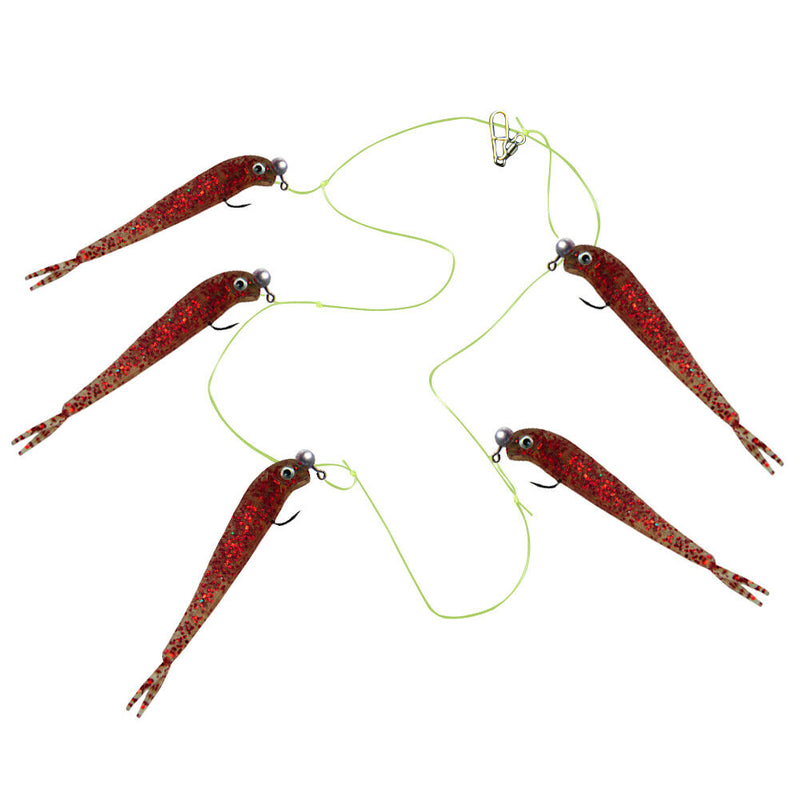 #A PVC Soft Fishing Lures Group Artificial Set Sea Bass Perch Pesca Tackles Tool