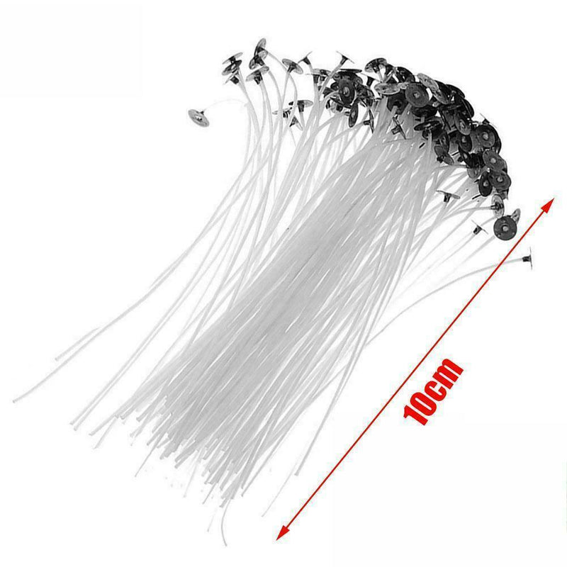 20pc Candle Making Candles Wicks Set Cotton Core Pre-waxed Sustainers Kit  hot.