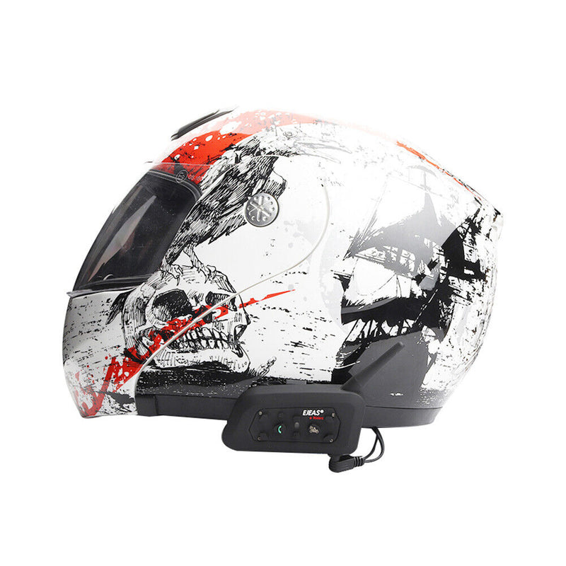 EJEAS Motorcycle Helmet Intercom Headset Bluetooth-compatible Call Music Sp