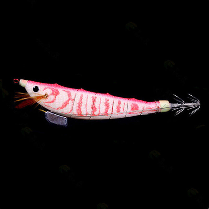 Luminous Wood Shrimp Crankbait Fishing Lures 12cm 14.3g Artificial Wobbler Ba