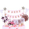 #A Cake Toppers Set Cupcake Decorating Balloon Flags Party Atmosphere Props Deco