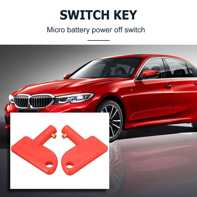 Mini Car Marine Battery Cut Off Key Power Disconnect Isolator Switch Spare