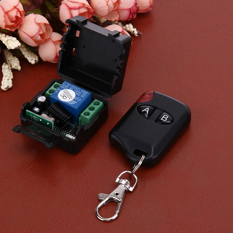 DC 12V Single Open Metal Button Two Important 433MHz Remote Learning Meth