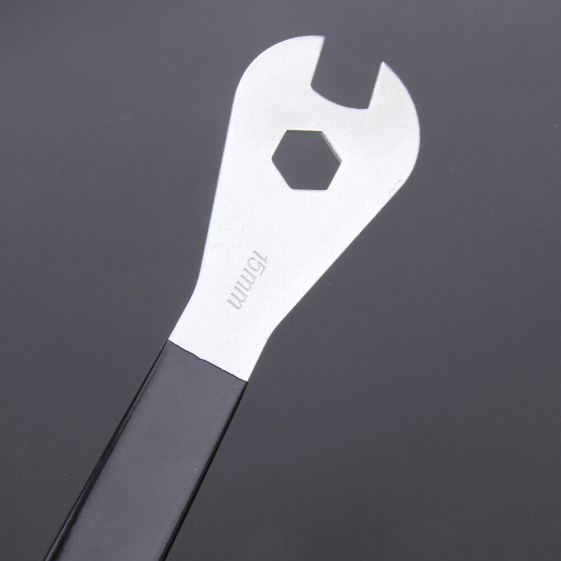 Wrench for Bike Cycle Bicycle Pedal Stainless Steel Durable Repair Tool 15m