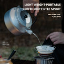 800ml Outdoor Camping Hiking Portable Teapot Kettle Lightweight Water Coffe