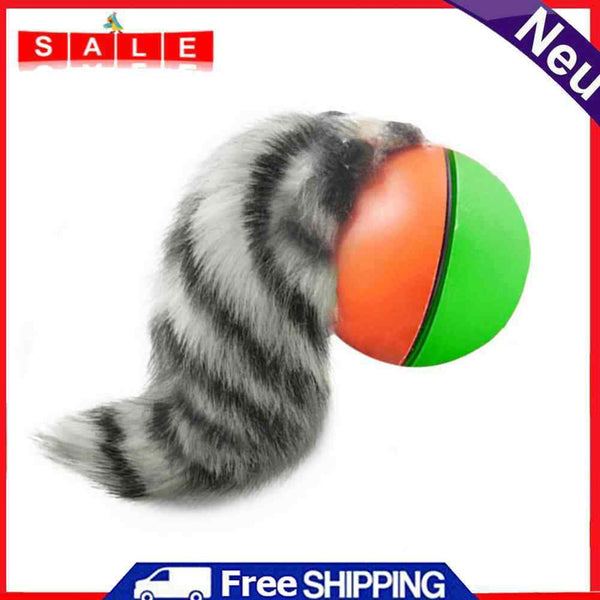 Electric Beaver Weasel Rolling Ball Pet Dog Cat Interactive Chasing Toys Random