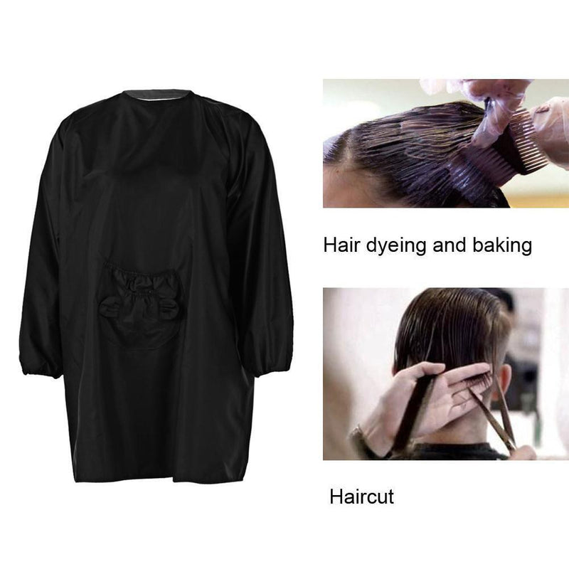 Pro Hairdressing Wraps Barber Apron Cutting Cape Hair Styling Tools Black Newly