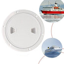 Round White Access Hatch 8 Inch Deck Cover Lid Boat Marine Sailing Inspection