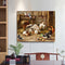 Goat Rooster Oil Paint By Numbers Kit DIY Acrylic Painting on Canvas (B1489)