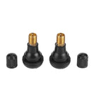 TR412 Snap-in Rubber Tubeless Tire Valve Stems for Car Motorcycle (25pcs)