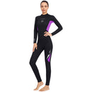 3mm Neoprene Wetsuits Women Scuba Diving Suits for Water Sports (Purple L)