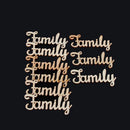 Alphabet Tree Crafts Home Decor Family Word Wooden Letters DIY Decorations