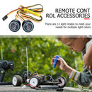 RGB LED Light Headlights Kits for 1/10 RC Crawler Cars Axial SCX10 RC4WD Traxxas