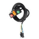 3 in 1 Scooter Handleable Controller Switch E-Bike Light Horn Turn Signal Button