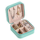 Travel Portable Zipper Mini Jewelry Box Ring Pendant Necklace Earrings Holder