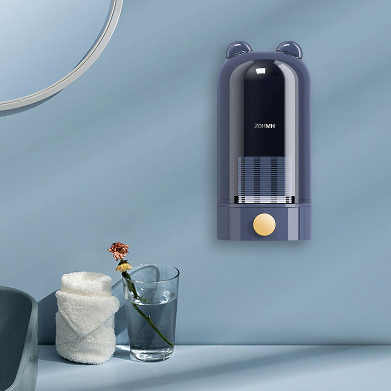 Automatic Cotton Pad Dispenser Wall Mounted Press Out Storage Holder for Vanity