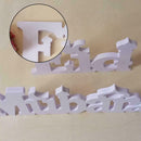 Eid Mubarak Wooden Letter Ornament Islamic Ramadan Dining Decors Supply C6F7