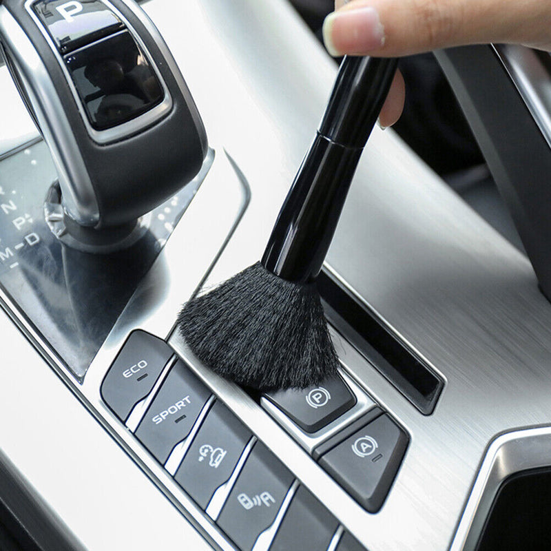 2pcs Super Soft Bristle Duster Multifunctional Car Interior Brushes -