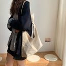 Fashion Women Corduroy Shoulder Bag Female Winter Large Capacity Tote Handbags