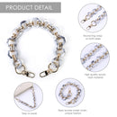 Purse Chains Handbag Purse Making Accessory Charms - Pack of 2 (Beige)