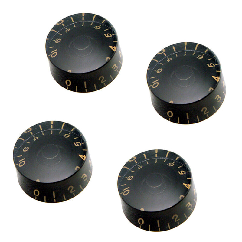 4pcs Musical Instrument Volume Tone Buttons Electric Guitar Knob Cap for EPI