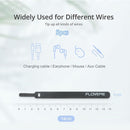 Floveme 5pcs Cable Organizer Belts Wire Management Winder for Earphone USB Cord