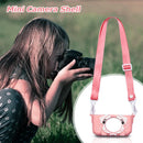 Portable Mini Cartoon Camera Cover Adjustable Silicone Shell (Pink Dog) Newly