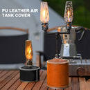 PU Leather Camping Gas Can Tank Fuel Canister Cover Protective Wrap Storage Bag