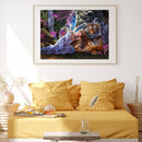 Full Cross Stitch 11CT Angel Tiger Counted Cotton Thread Animal Wall Art Crafts